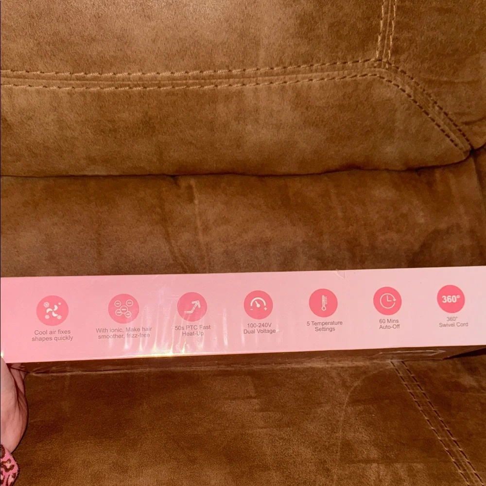 PFUM Pink 2 in 1 Ionic Airflow Styler